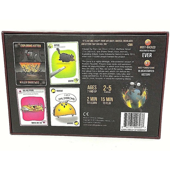 Exploding‎ Kittens Card Game NEW - Picture 2 of 3